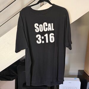 WWE Black SoCal 3:16 Men's T-Shirt